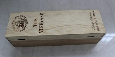 CO2 laser marking on wooden box CO2 laser marking on wooden box