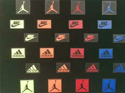 Laser engraving on famous logo