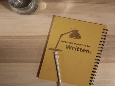 Customized notebook logo design