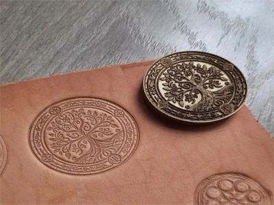 PU logo with laser engraving/cutting