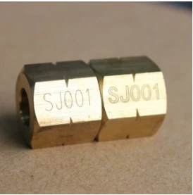 Marking for hardware parts Marking for hardware parts